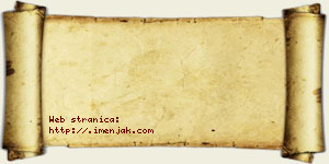 Anđa Tasojević vizit kartica